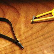 Hackle Pliers, J. Dorin - Teardrop
